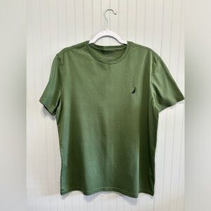 Nautica Short Sleeve Cotton Tee Green Size L